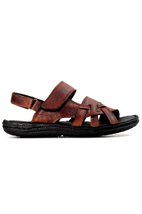 Punto Hakiki Deri Comfort Sandalet Erkek 476407