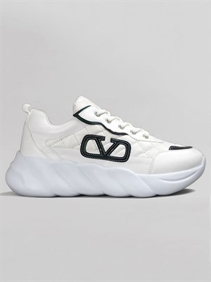 Beety 122.X33 Kadın Yüksek Taban Sneaker Beyaz
