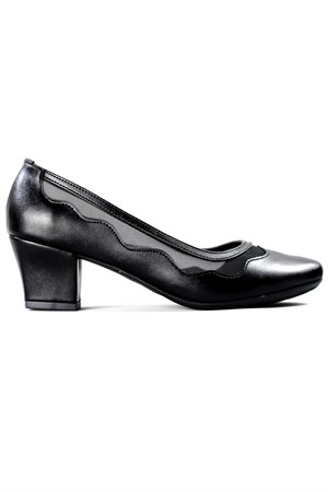 Beety Kadın Kalın Kısa Topuklu Abiye Ayakkabı A34Z008637-Siyah
