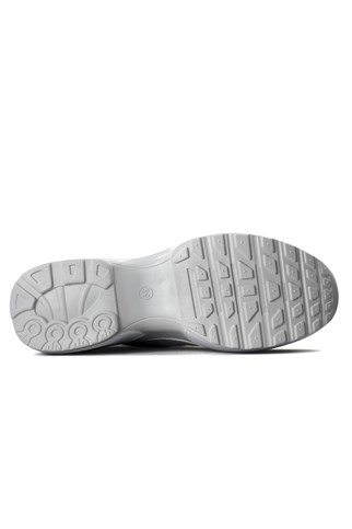 Flet Günlük Triko Tekstil Air  Sneaker Ayakkabı Kadın O58Z0F0155-Gri 