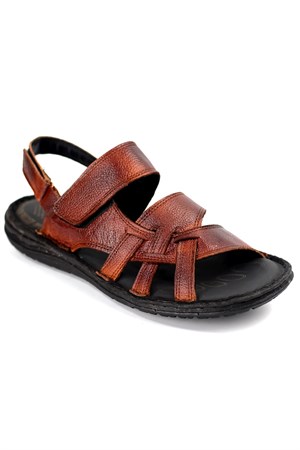 Punto Hakiki Deri Comfort Sandalet Erkek 476407